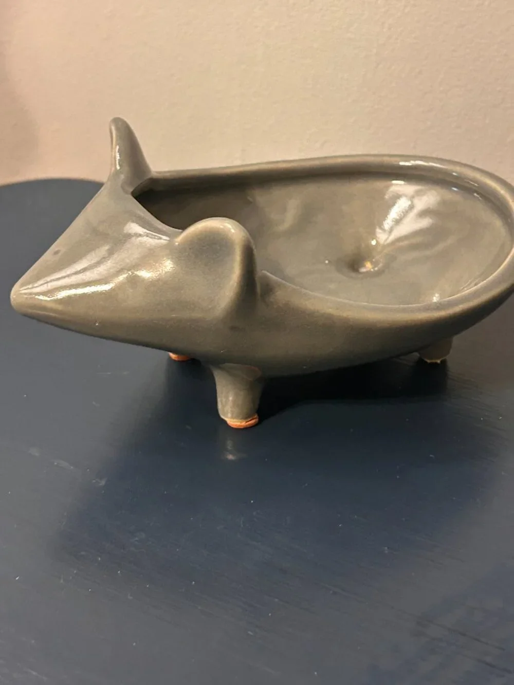 West Elm Ceramic Hedgehog Succulent Trinket Dish